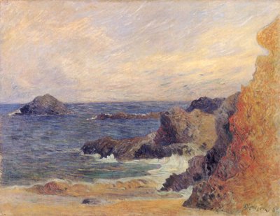 Rocky Seacoast by Paul Gauguin